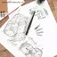 Dòng bảng điều khiển MỚI Accent Pen Lắp ráp đập Công cụ mô hình Bút tránh chà xâm nhập DIY Sở thích Công cụ mô hình SKY