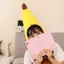 THEGIRL8B Mũ Chuối Vàng, Sáng Tạo Dễ Thương Sang Trọng Mũ Trái Cây, Phụ Kiện Trang Phục Hoạt Hình Ngộ nghĩnh 60cm Chuối Đầu Lễ Hội