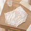 WEETW Ren Ice Silk Quần Đùi, Quần Lót Ruffle Nữ Ren Hoa Quần Lót, Trang Phục Thân Thiết Hoa Lượn Sóng Trong Suốt Quần Lót Nữ Nữ