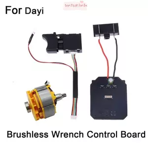 Bộ động cơ công tắc cờ lê ITRUMPET, Bảng điều khiển cờ lê điện 18-21V màu đen, Bảng mạch chủ cờ lê điện 8 dây điều khiển động cơ bền bỉ cho MAKITA