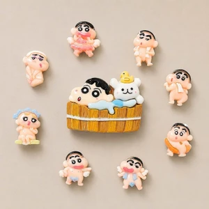 Set Charm Shin tắm bồn ngộ nghĩnh- Phụ kiện gắn dép siêu dễ thương cute hè 2026