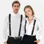 Dây treo kẹp AWNGD, Dây treo có thể điều chỉnh màu trơn, Phụ kiện phù hợp với Unisex thời trang