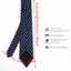 Cà vạt nam WEETW, Cà vạt trang trọng chấm bi hiện đại thanh lịch, Chất liệu Polyester thời trang Chiều rộng 8CM Cà vạt công sở cổ điển Công sở trang trọng