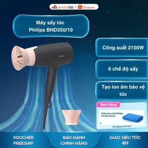 Máy sấy tóc Philips BHD350/10 - Công suất 2100W - 6 chế độ sấy - Bảo hành chính hãng 24 tháng