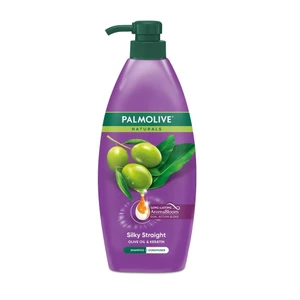 Dầu Gội Và Xả Palmolive Naturals Silky Straight Olive Oil & Keratin 600ml