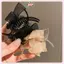JRP Kim Cương Giả Nơ Tóc Vuốt Kẹp Dành Cho Nữ Đầu Thịt Viên Cố Định Tạo Kiểu Tóc Dụng Cụ Kẹp Tóc Phụ Kiện Tóc Đuôi Ngựa Kẹp JRP