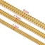 Dây chuyền Cuba bằng thép không gỉ PYCOU, Chiều rộng 5,5mm Chiều rộng 6,5mm Dây chuyền lề đường bằng thép không gỉ, Phong cách cổ điển Liên kết phẳng Chiều rộng 8mm Liên kết cáp DIY Dây chuyền làm đồ trang sức Làm vòng cổ DIY