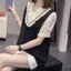 Áo thun nữ giảm béo mùa hè, áo thun ngắn tay cổ chữ V thời trang Hàn Quốc mới dành cho nữ