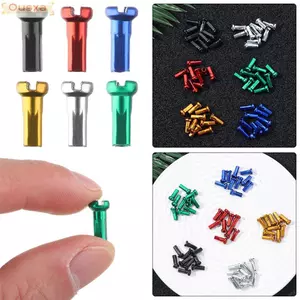 OUSXA 10 / 20 / 50 Bánh Xe Nói Núm Vú 6 Màu Hợp Kim Anodized Xe Đạp Nhiều Màu