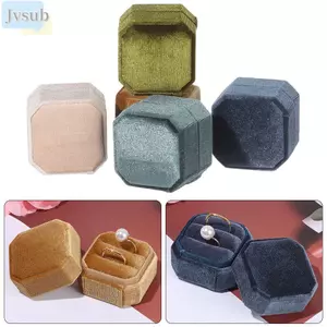 Hộp đựng nhẫn đôi JVSUB Hộp trưng bày nhẫn cưới tinh tế chất lượng cao