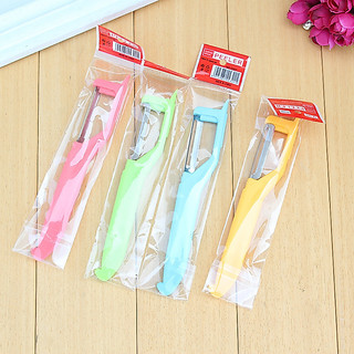 Dụng cụ gọt vỏ trái cây bằng nhựa màu 301 Máy bào trái cây 1 Yuan Cửa hàng bách hóa LKNV