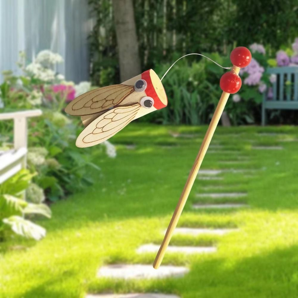 Đồ chơi Cicada tre JIMMYCHOOEC, Nhạc cụ DIY Thí nghiệm khoa học thủ công, Thiết kế lắc truyền thống Trung Quốc mới lạ Máy tạo âm thanh Máy tạo âm thanh tre phát triển khả năng nghe