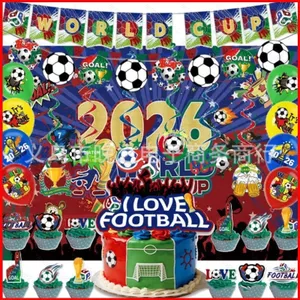 ST2 Thứ 23 FIFA World Cup trang trí tiệc biểu ngữ bánh topper bóng bay bộ cung cấp TS2