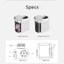 Quạt kẹp thắt lưng thực tế có độ ồn thấp và xây dựng bằng nhựa 1800mAh Thích hợp để sử dụng trong nhà và ngoài trời