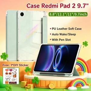 Ốp điện thoại Redmi Pad 2 9.7 inch / Redmi Pad 2 11 inch có khe cắm bút Vỏ bảo vệ từ tính Redmi Pad 2 Pro có Ốp điện thoại trong suốt POCO Pad M1 12.1 inch