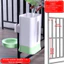 Bình nước treo lồng FUHUIOT, Bình đựng nước cho chó 1,5L chống rò rỉ, Đồ dùng cho ăn có thể điều chỉnh có thể tháo rời Dễ dàng làm sạch Thùng treo Bát nước cho chó con Mèo Thỏ Chim