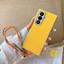 Phone Case For SAMSUNG Galaxy ZFold7 / Z Fold 6 / Z Fold 5 / Z Fold 4 / Z Fold 3 Acrylic Strap Hard Aesthetic Korean Cute