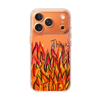 Lửa Graffiti ỐP đIệN ThoạI Cho IPhone 17 16PRO 15Plus 14 13 12 11 Promax XR XSMAX ốP Silicon TPU MềM Trong SuốT