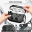 Vỏ bảo vệ Air Pods Pro 3 Vỏ bảo vệ Giá đỡ điện thoại di động Khóa nút 3D Móc kim loại pro2 Bảo vệ tai nghe chống sốc trong suốt thế hệ thứ 4