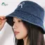 Springevenstar Phong Cách Vintage Nữ Denim Rửa Mũ Buet Có Vành Rộng Hoàn Hảo Cho Các Sự Kiện Ngoài Trời Thường Ngày Springevenstar
