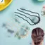 < YEI > 1 Cái Kẹp Tóc Ngọc Trai Kẹp Tóc Kim Loại Hình Chữ U Tóc Stibs Nữ Cô Gái Phụ Kiện Tóc Trang Trí Dụng Cụ Tạo Kiểu Mới