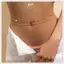JRP Dây Xích Eo Cho Nữ Chống Thấm Nước 1 / 2 / 3 Lớp Bụng Dây Xích Đi Biển Bikini Eo Cơ Thể Dây Xích Trang Sức Sang Trọng Đa Năng Acessories JRP