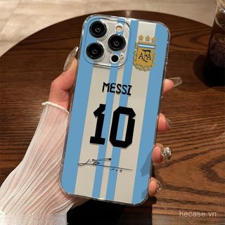 Ốp điện thoại trong suốt Phong cách mới Ball King No. 10 sọc xanh Thích hợp cho iPhone 17pro 16pro 17promax xr 11promax 11 12 13 14 promax 15promax 15 plus 12pro Vỏ chống sốc linh hoạt