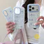 Phone Case For iPhone 17 Pro Max 16 15 TPU Cat Laser Aesthetic Korean Cute