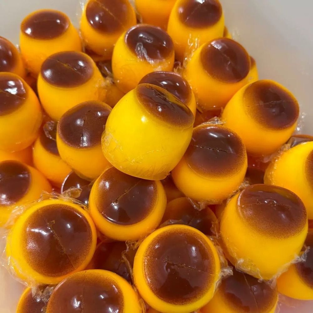 JUIC Caramel Pudding Căng Thẳng Bóng Squishy, Mềm Mại Thực Tế Hình Pudding Đồ Chơi Phục Hồi Chậm, Sáng Tạo Handmade Phục Hồi Chậm Lo Âu Giảm Caramel Pudding Fidget Đồ Chơi Quà Tặng Thư Giãn