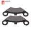 GAVESTO 2 Miếng Má Phanh Xe Đạp Bụi Bẩn ATV, Bộ Trước & Sau Cho CFMoto ATV UTV Má Phanh Đĩa Thay Thế, Má Phanh Xe Đạp Quad Bán Kim Loại