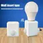 XUAN AC110-240V Đèn LED treo tường Cảm biến hồng ngoại con người Giá đỡ đèn Độ trễ thông minh E27 Cổng vít Cảm biến Đầu đèn Bộ chuyển đổi VN