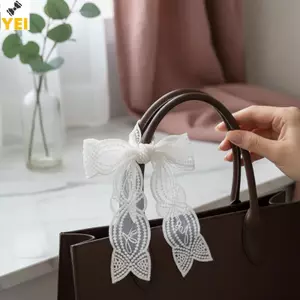 < YEI > Thắt lưng lưới ren trắng Dây thắt lưng thêu rỗng cho nữ mùa hè Slim Dress Phụ kiện thời trang mới