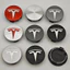 TESLA OEM 4 Chiếc 56 Mm Bánh Trung Tâm Mũ Hub Dành Cho Tesla Model 3 Y X S Phong Cách Phụ Kiện Ô Tô