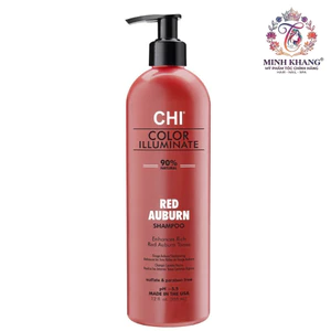 Dầu gội màu - đỏ CHI IONIC Color Illuminate Red Auburn Shampoo 355ml [ MK ]