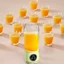 Máy ép trái cây điện DONOVANQQ, Chai xay sinh tố cầm tay không dây 550ml, Đa chức năng 10 lưỡi 3 bánh răng Máy xay sinh tố điện dung tích lớn Cốc trái cây tươi