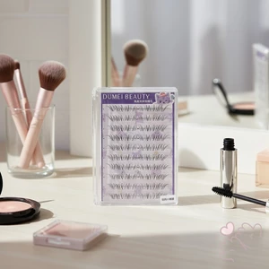 10 Cặp Không Keo Lông Mi Giả Hươu Tự Nhiên Phong Cách C Uốn 9-12 Mm Sợi Tổng Hợp Để Trang Điểm Hàng Ngày