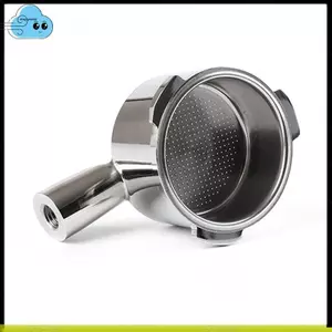 Thép không gỉ cho tay cầm cà phê, thiết kế không đáy ba tay 51mm cho các quán cà phê