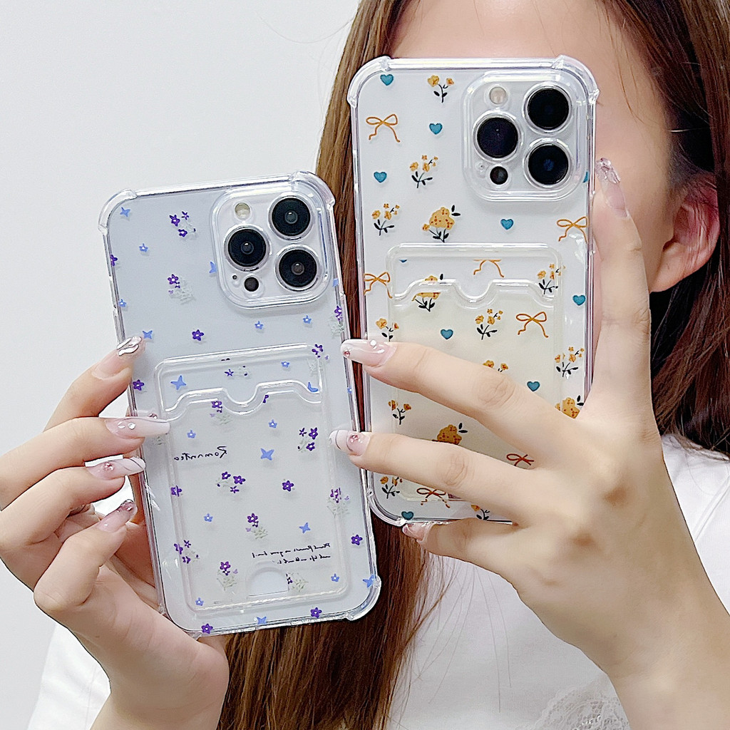 Ốp Lưng Có Giá Đỡ Thẻ VIVO Y18 Y28 Y15S Y15A Y11 Y12 Y15 Y12D Y12A Y12S Y20 Y20S Y20i Y21 Y21S Y16 Y02S Y27S Y22 1902 V2026 V2033 V2042 V2043 V2048 V2047 Coquette Hoa Nơ