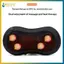Gối mát xa BVY Shiatsu Ne Ba 4D với công cụ thư giãn di động cường độ có thể điều chỉnh nhiệt để sử dụng du lịch tại nhà.