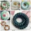 Vòng tay ruột thịt lợn NICOLOO, Vòng tay đính cườm bồ đề co giãn may mắn, Bảo vệ vòng tay bồ đề màu nho tím
