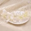 2 Chiếc Trắng Kim Cương Giả Ren Cô Dâu Đầu Bộ Phụ Kiện Tóc Cưới Thanh Lịch Trang Trọng