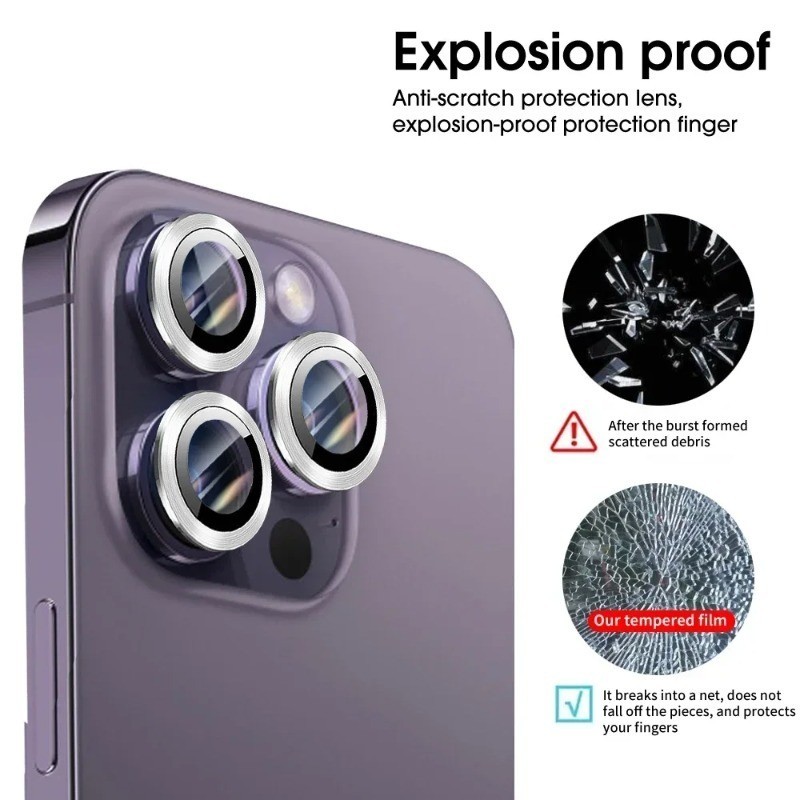 Dành Cho Xiaomi 17T 17TPro Ultra HD Điện Thoại Ống Kính Máy Ảnh Kính Cường Lực Cho Xiaomi 17T Pro 17TPro Hợp Kim Nhôm Kim Loại Mặt Sau Ống Kính Vòng Bảo Vệ