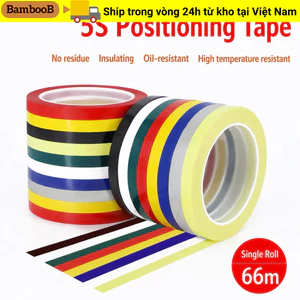 Băng đánh dấu BAMBOOB, Băng mã hóa nhiều màu 66 mét, Băng bảng trắng rộng 3 / 5 / 8 / 10mm