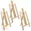 TOPTOOLCX 30cm / 40cm / 50cm Giá vẽ gỗ, Giá đỡ để bàn nhẹ có thể điều chỉnh, Cung cấp nghệ thuật Giá đỡ trưng bày tranh di động có thể gập lại Nghệ sĩ sinh viên