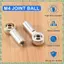 10 Cái Dây Buộc Kim Loại Đẩy Liên Kết Thanh Đầu Khớp Bóng Giá Đỡ Cho 1 / 10 RC Xe Tải Xe Bánh Xích