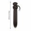 WEETW Dài Thẳng Đuôi Ngựa Phần Mở Rộng, Tổng Hợp 24Inch Hoa Bun Đầu Đuôi Ngựa Bên Cạnh, Ngọt Lớp Móng Vuốt Lông Tơ Kẹp Đuôi Ngựa Tóc Sườn Xám