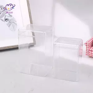 Hộp HFTOY Màn hình lưu trữ Ra Tủ trưng bày búp bê đơn Thảm bong bóng Hộp lưu trữ Màn hình tay trong suốt chống bụi Bbox ~