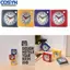 <cosyh>Compact Silent Alarm Clock with Night Light Perfect for Travel and Bedside Use