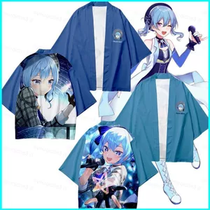 SY3 Hololive Vtuber Haori Cosplay Kimono Hosimati Suisei Unisex Cardigan Anime Áo dáng rộng Áo khoác ngoài Plus Size Y