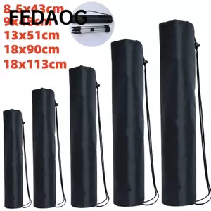 Túi Monopod FEDAOG, Túi ba chân bằng vải đen, Túi đựng đồ di động có thể gập lại tại nhà